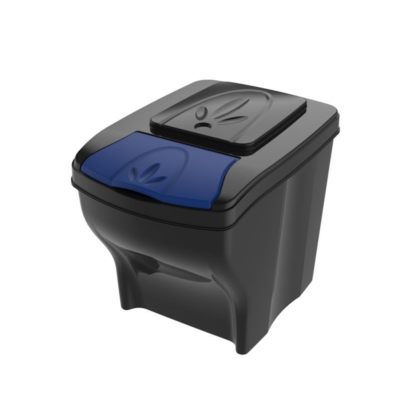 Контейнер для мусора Bama Poker 28x40x31 см 20 л Синий (4071)