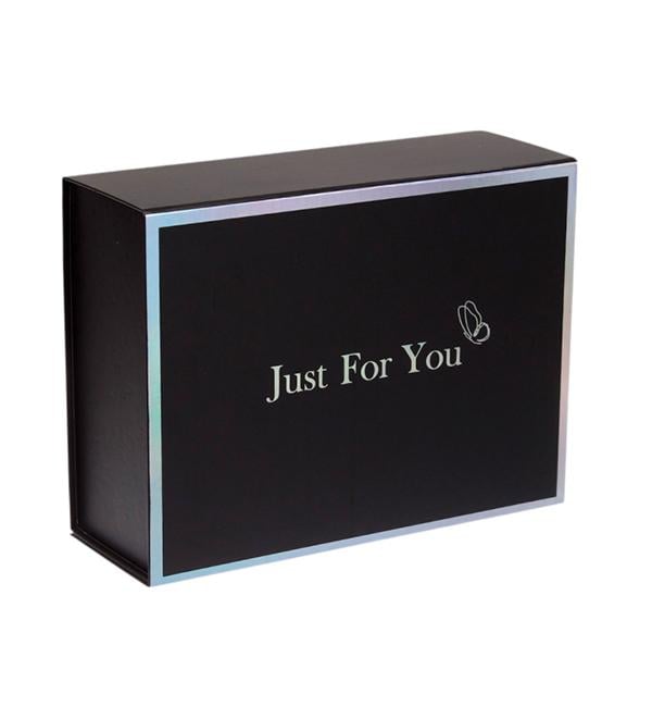 Подарункова коробка Just for you 30,6x23x11 см Чорний (10267)