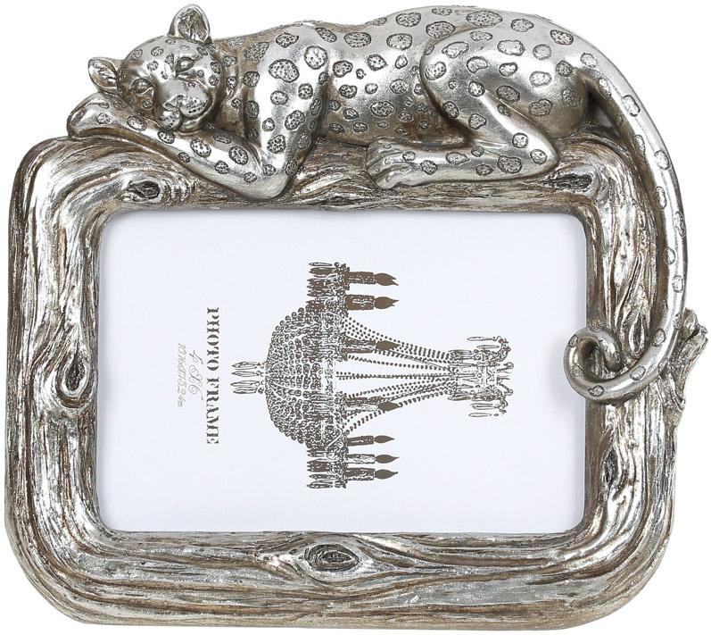 Фоторамка Гепард для фото 10х15 см Состаренное серебро (BD-450-200)