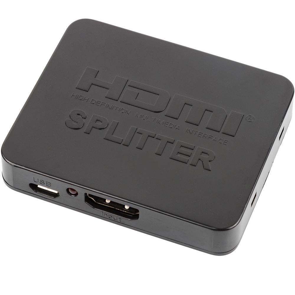 Активный HDMI разветвитель 4Sport Splitter 1to2 Black (WAZ-MHR12-B)
