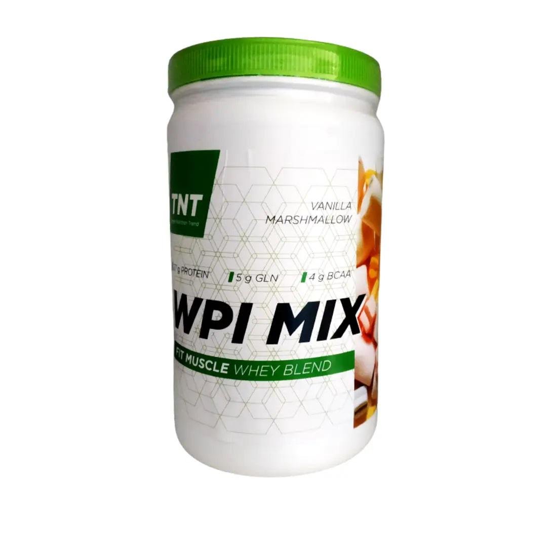 Белковый изолят для похудения TNT Nutrition 90% белка в составе казеин и BCAA WPI MIX Ванильное маршмеллоу 1 кг (12589722)