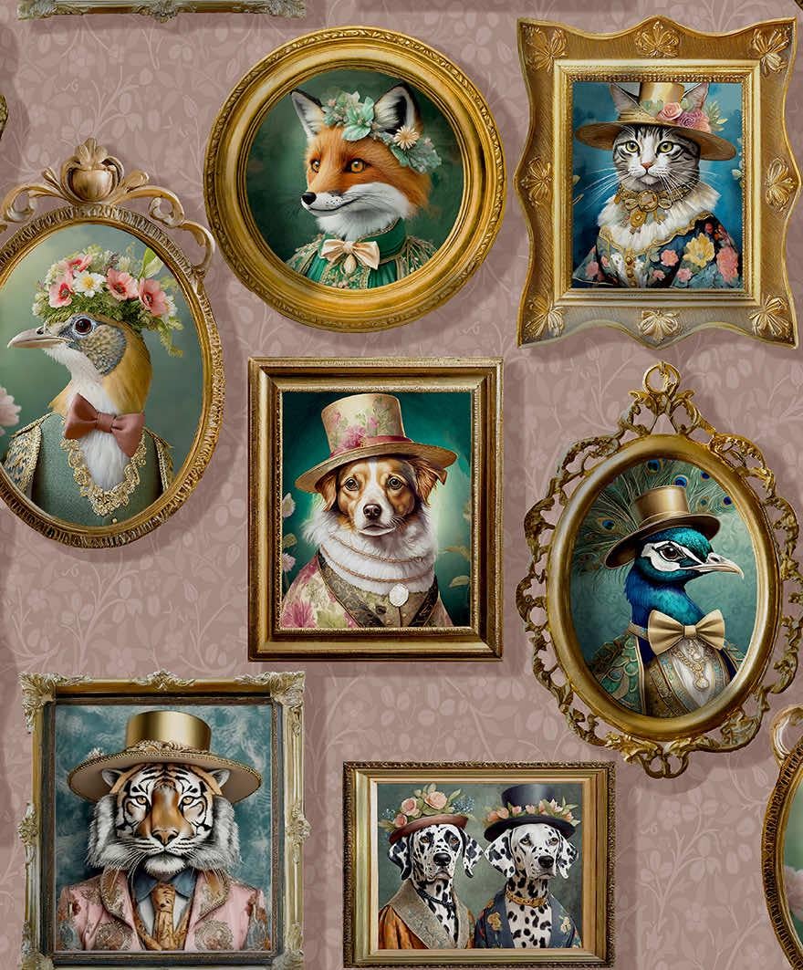 Обои Holden Decor Imaginarium 3 бумажные 0,53х10,05 м (13793)