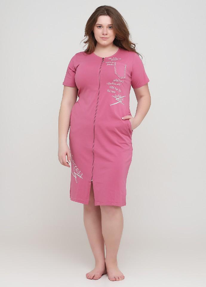 Халат Rukim 4XL Розовый/Пудровый (8008-44)