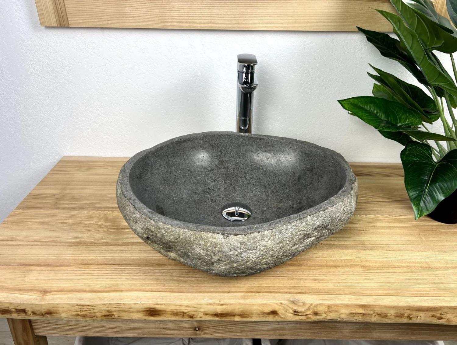 Раковина накладная SpiritofStone River stone (CA.1.39)