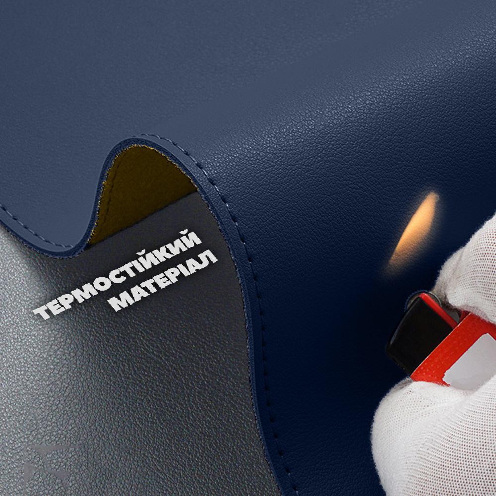 Подкладка-коврик кожаная для ноутбука на компьютерный стол Синий/Желтый (23949604) - фото 4 Подкладка-коврик кожаная для ноутбука на компьютерный стол Синий/Желтый (23949604) - фото 4