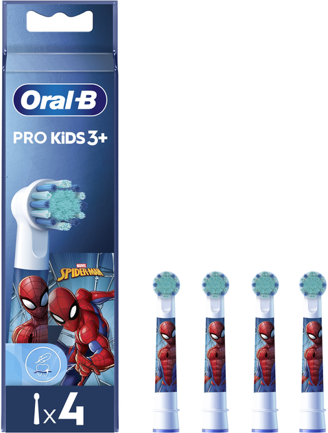 Насадки для електричної щітки Oral-B Spider Man Людина Павук 4 шт.