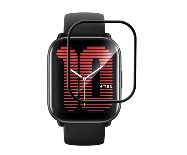Стекло противоударное защитное для Amazfit Active Black