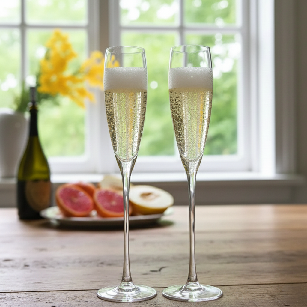 Комплект бокалов для шампанского Sakura 200 мл 2 шт. - фото 6