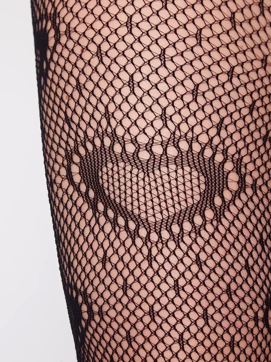 Колготки капронові з візерунком серця XS-3XL - фото 4 Колготки капронові з візерунком серця XS-3XL - фото 4