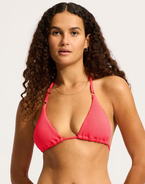 Купальный топ Seafolly М Красный (31298-861-snap)