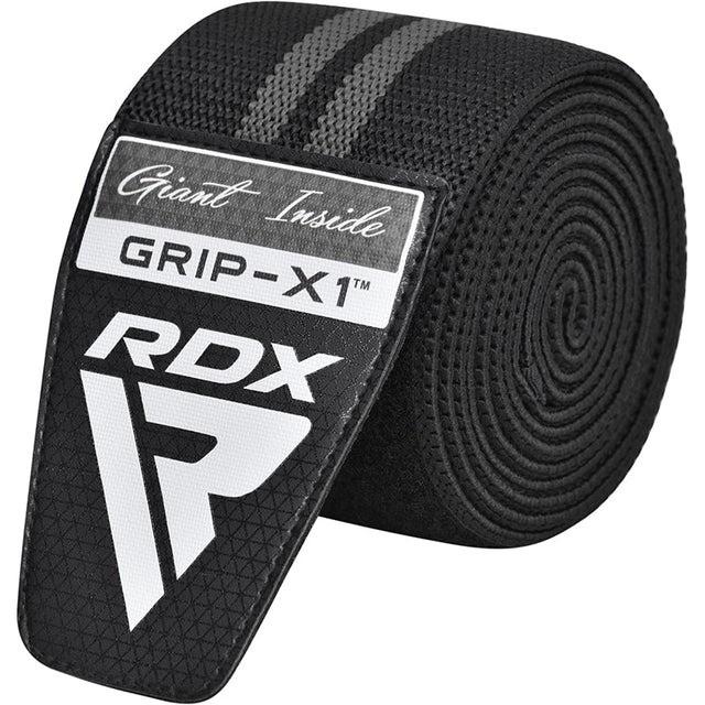 Бинты на колени RDX KR11 GYM Knee Wrap Black/Grey (WAH-KR11BG) - фото 3