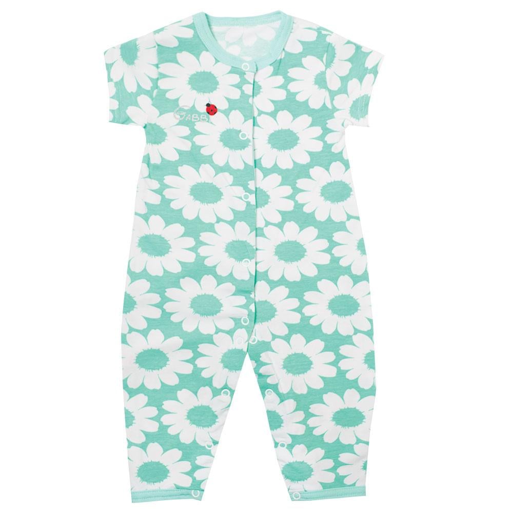 Комбинезон детский хлопковый для девочки Gabbi KB-19-20-2 Ромашка 74 см Ментоловый (11537) Комбинезон детский хлопковый для девочки Gabbi KB-19-20-2 Ромашка 74 см Ментоловый (11537)