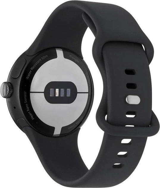 Смарт-часы Google Pixel Watch Matte Black case Obsidian Active band Wi-Fi (GA03119) - фото 5 Смарт-часы Google Pixel Watch Matte Black case Obsidian Active band Wi-Fi (GA03119) - фото 5