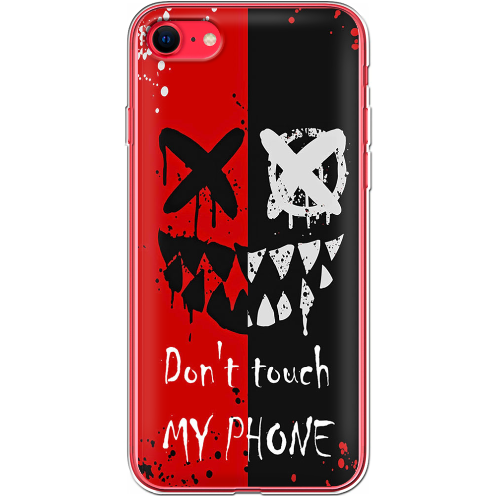 Чехол BoxFace Apple iPhone 7/8 SE  2020 Bad Smile Прозрачный силикон (26205-up2468-26205)