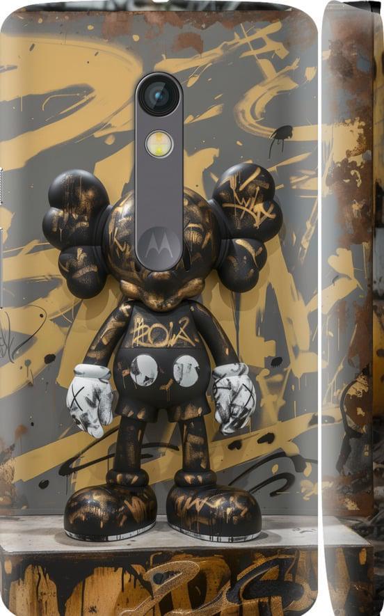 Чехол на Motorola Moto X Play Bronze kaws (6097m-459-42517)
