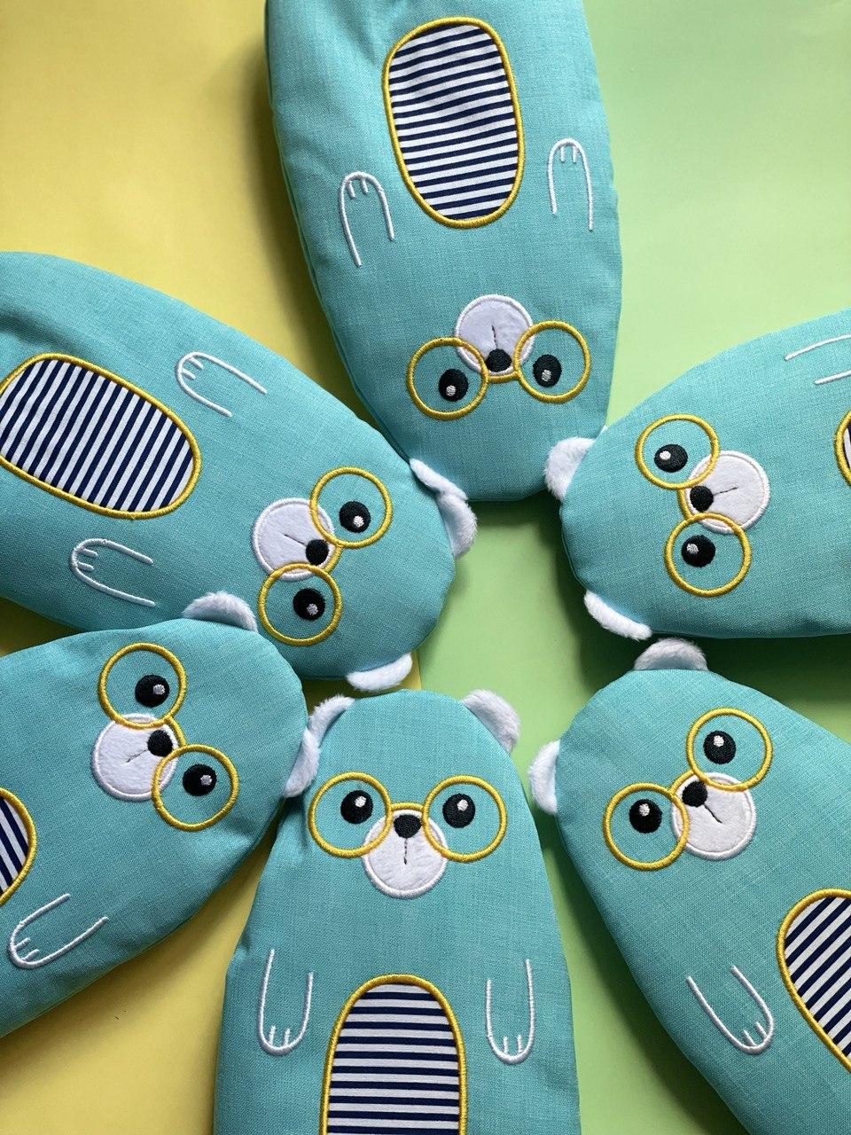 Игрушка-грелка Мишка от колик для новорожденных Голубой (1643610505) - фото 2 Игрушка-грелка Мишка от колик для новорожденных Голубой (1643610505) - фото 2