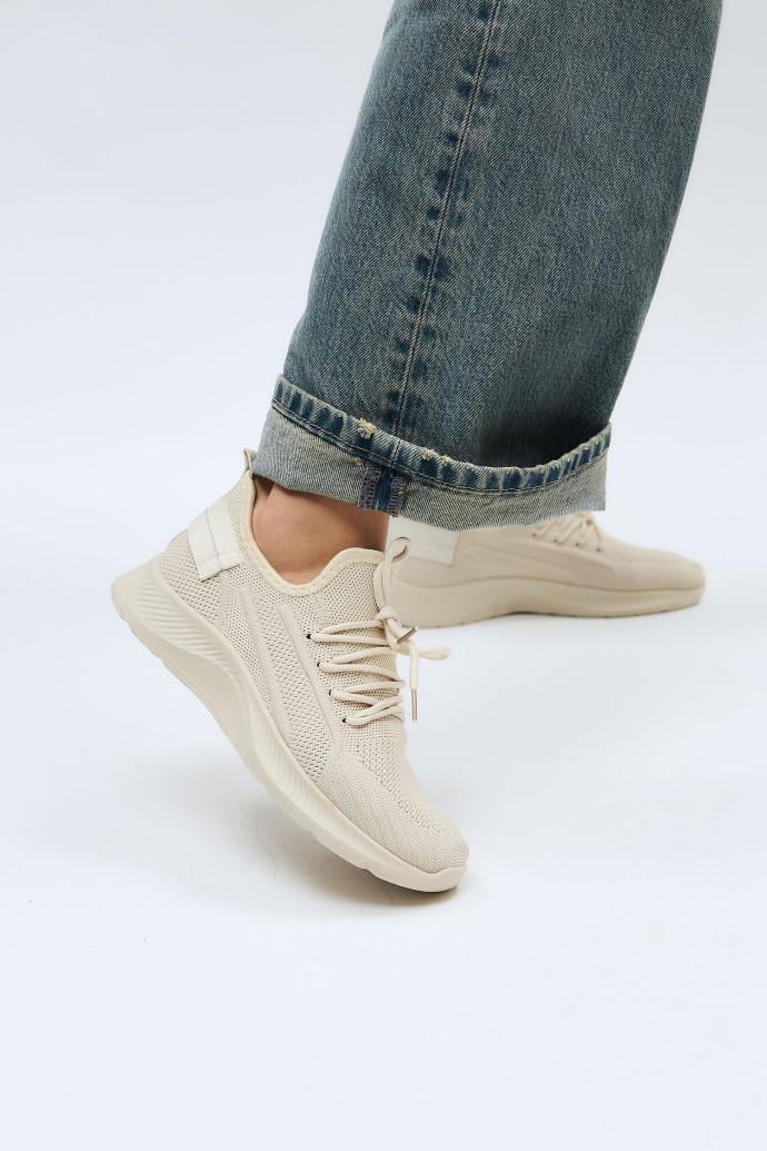 Кроссовки женские демисезонные LONZA р. 37 Бежевый (199151) - фото 2