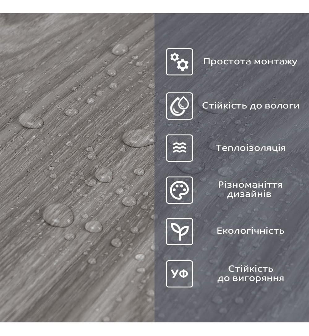 Плитка самоклеящаяся виниловая в рулоне пепельная 3000х600х2 мм 1 шт. (СВП-1175) - фото 5 Плитка самоклеящаяся виниловая в рулоне пепельная 3000х600х2 мм 1 шт. (СВП-1175) - фото 5