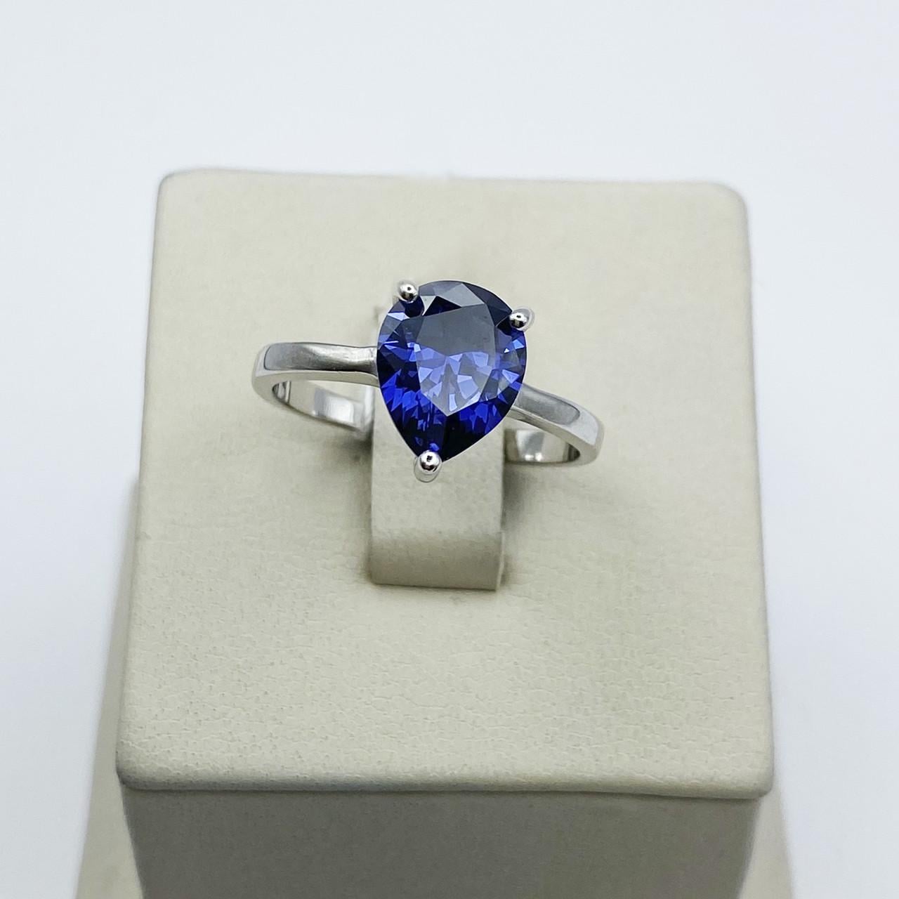 Кольцо серебряное с танзанитом р. 17,5 2,92 г (1938534571)