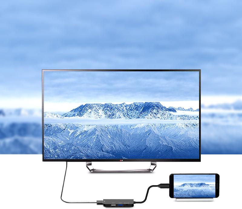 Хаб USB XoKo AC 400 Type C to HDMI/USB 3,0/USB 2,0/Micro USB (XK AC 400) - фото 4 Хаб USB XoKo AC 400 Type C to HDMI/USB 3,0/USB 2,0/Micro USB (XK AC 400) - фото 4