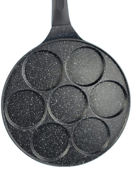 Сковорода для оладок Edenberg 27 см з мармуровим покриттям (EB-7512) - фото 2