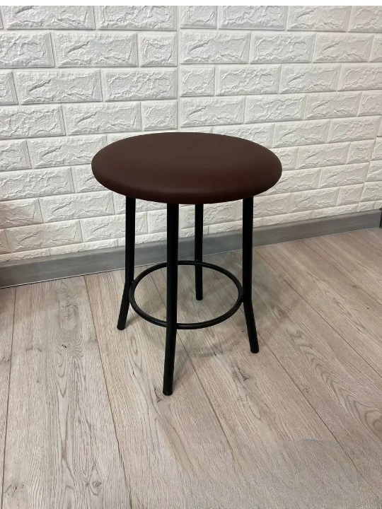 Табурет Муза кухонний/стільчик для кухні Коричневий/Чорний 30x45 см (2493610728)