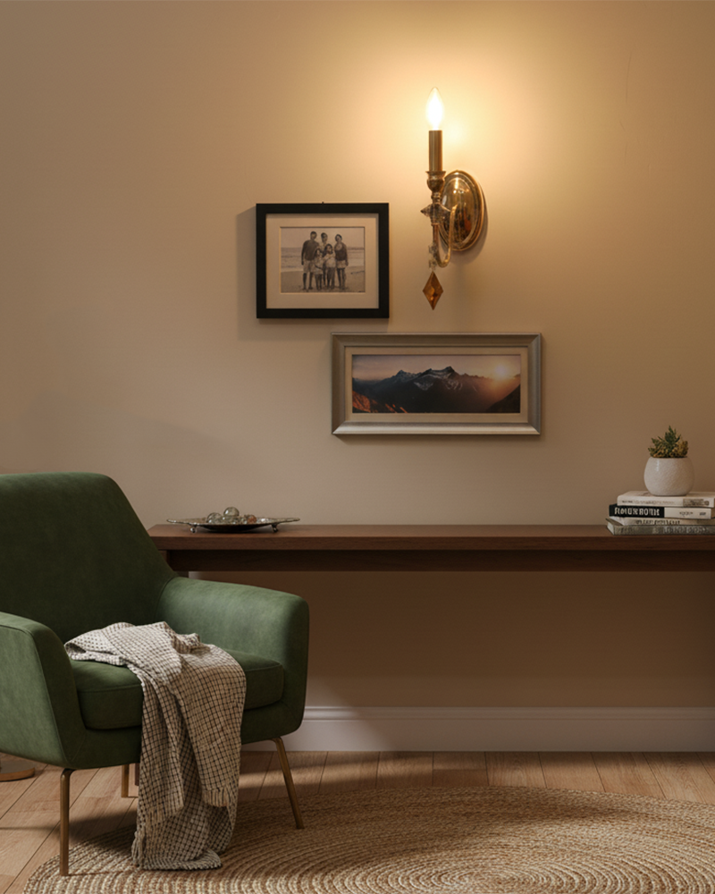 Бра Edlin PL2416-1W Vanessa E14 1x12W IP20 Золотий (32205339) - фото 2 Бра Edlin PL2416-1W Vanessa E14 1x12W IP20 Золотий (32205339) - фото 2