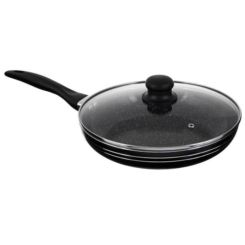 Сковорода UNIQUE UN-5163 с крышкой 22 см