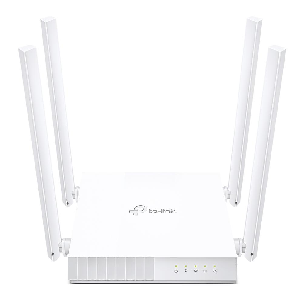 Роутер TP-Link Archer C24 Wi-Fi 802.11a/b/g/n/ac до 733 Mb/s 2,4/5 GHz 4x10/100 Mb/s RJ45 10/100Mb/s 4 зовнішні незнімні антени White