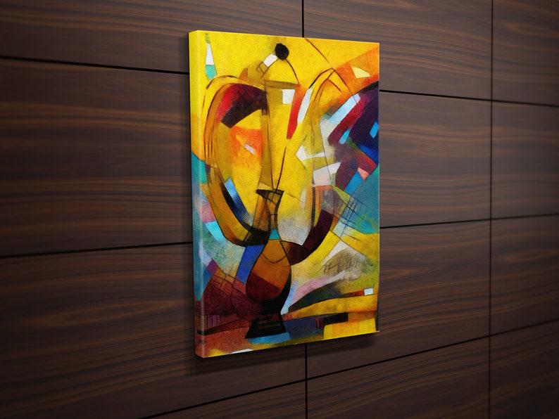 Картина для интерьера кухню Абстрактная ваза 80x54 см (427