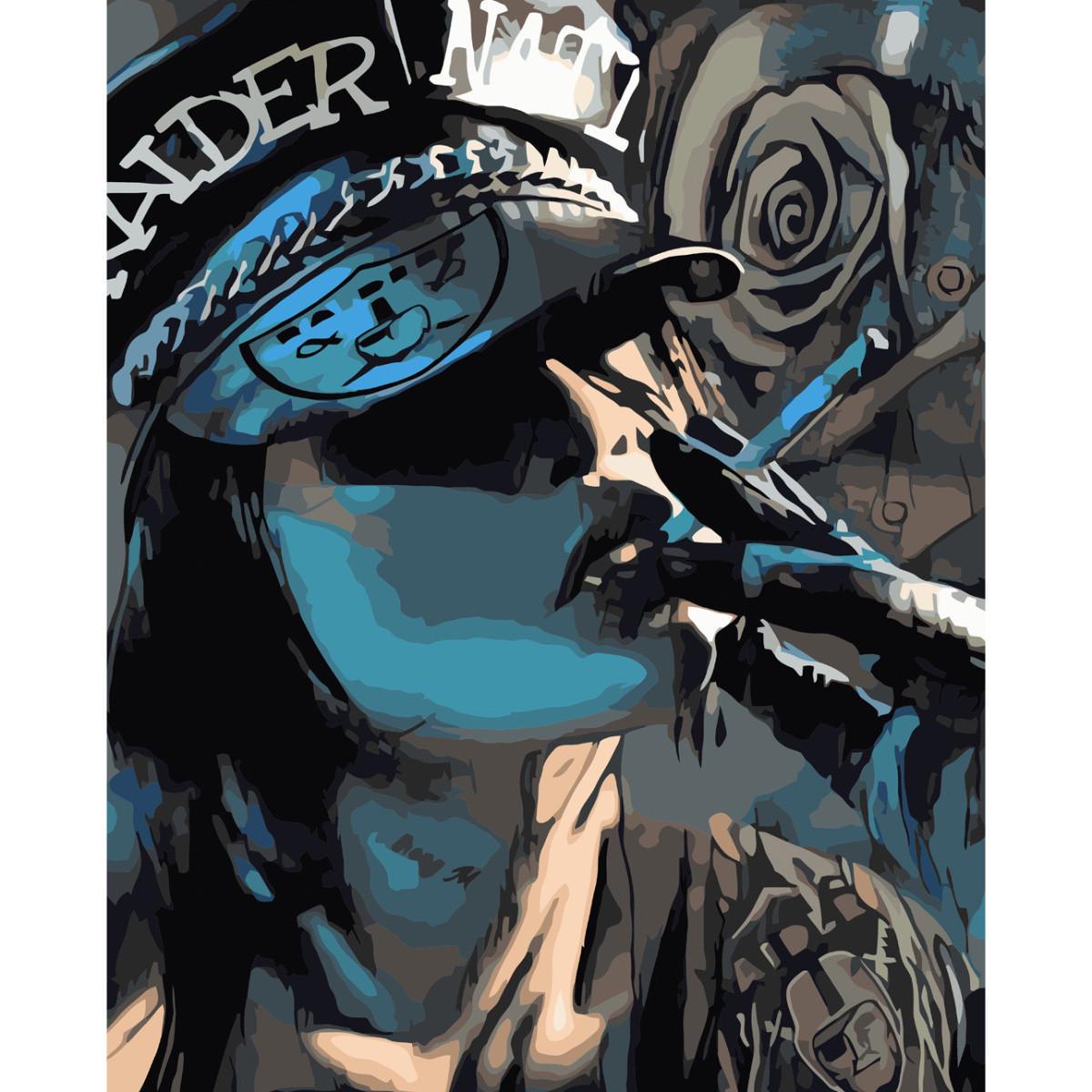 Картина по номерам Strateg Премиум Вне закона с лаком 40х50 см (VA-3727)