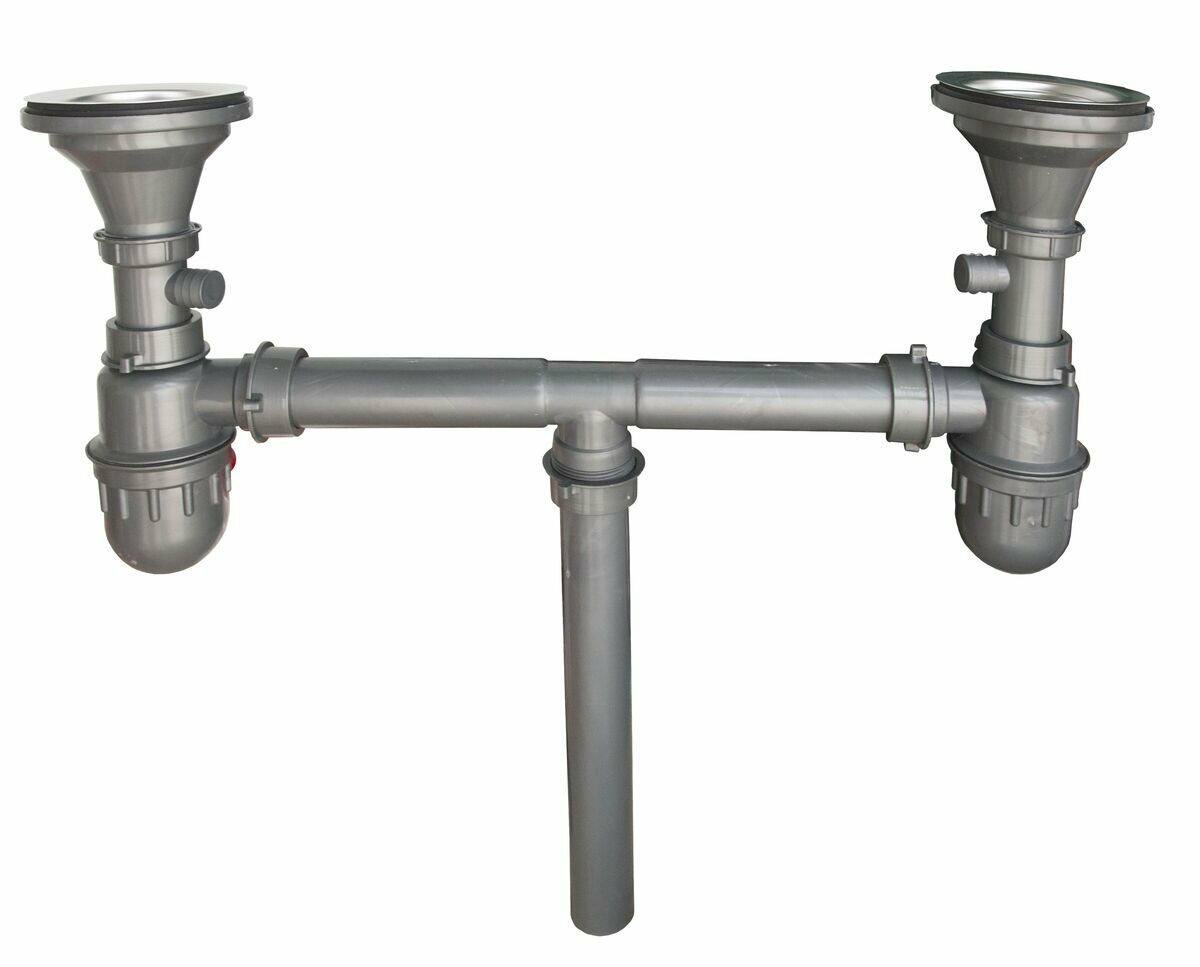 Евросифон Platinum двойной для гранита (PLTM-SP000011013)