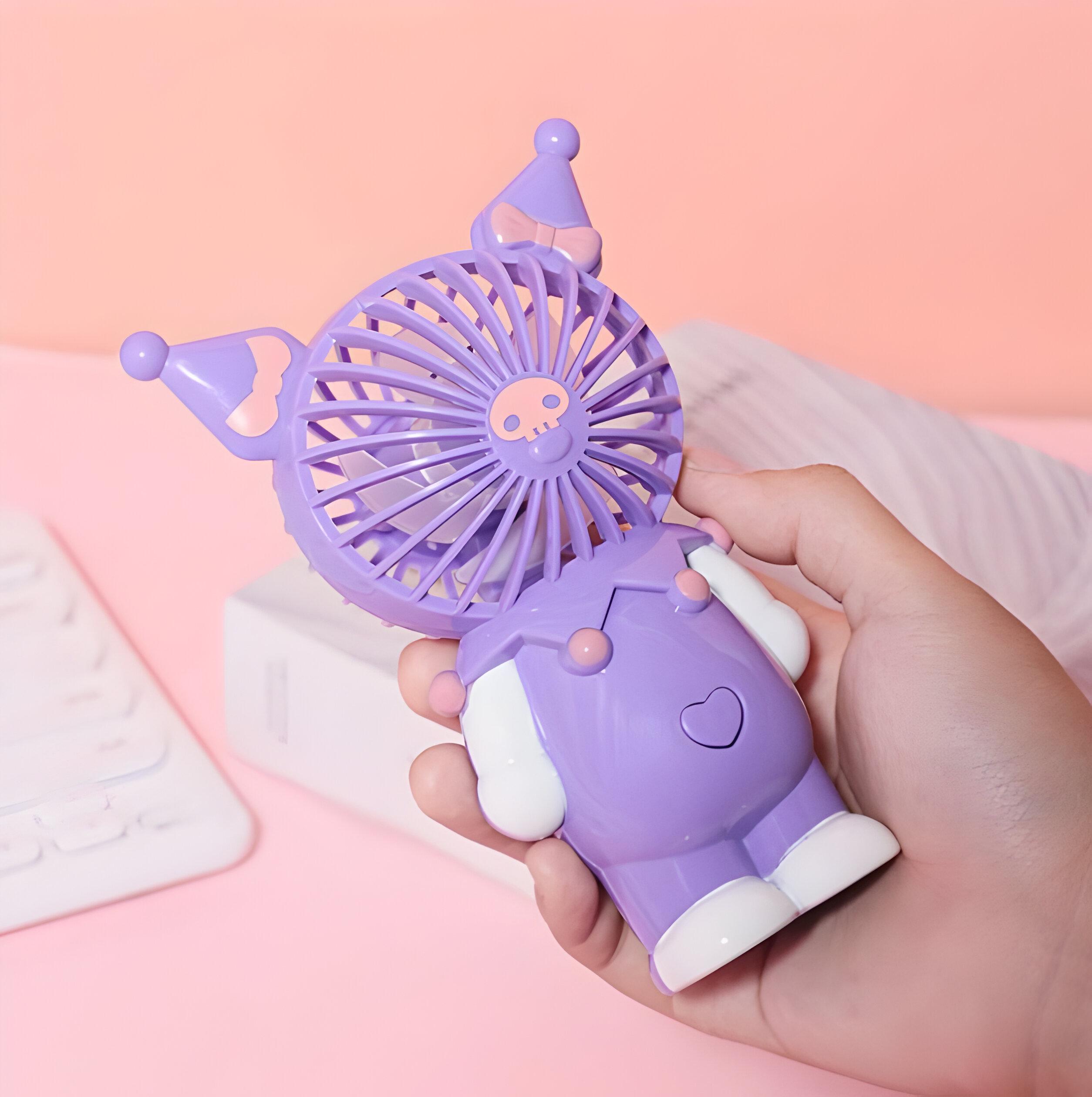 Дитячий вентилятор Куромі Бузковий (6829) - фото 5