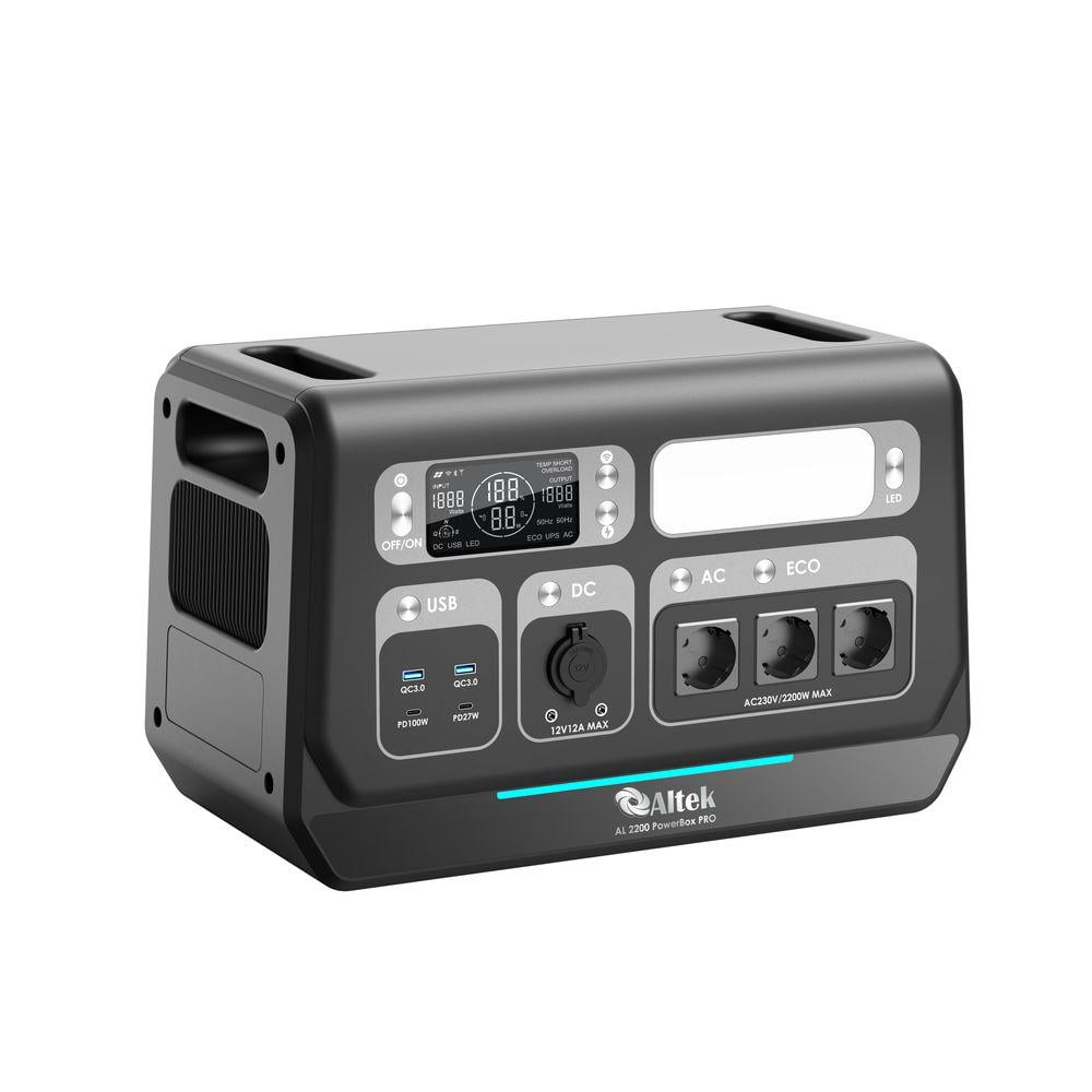 Зарядная станция портативная Altek AL 2400 POWERBOX PRO (2048 Вт·ч) Зарядная станция портативная Altek AL 2400 POWERBOX PRO (2048 Вт·ч)