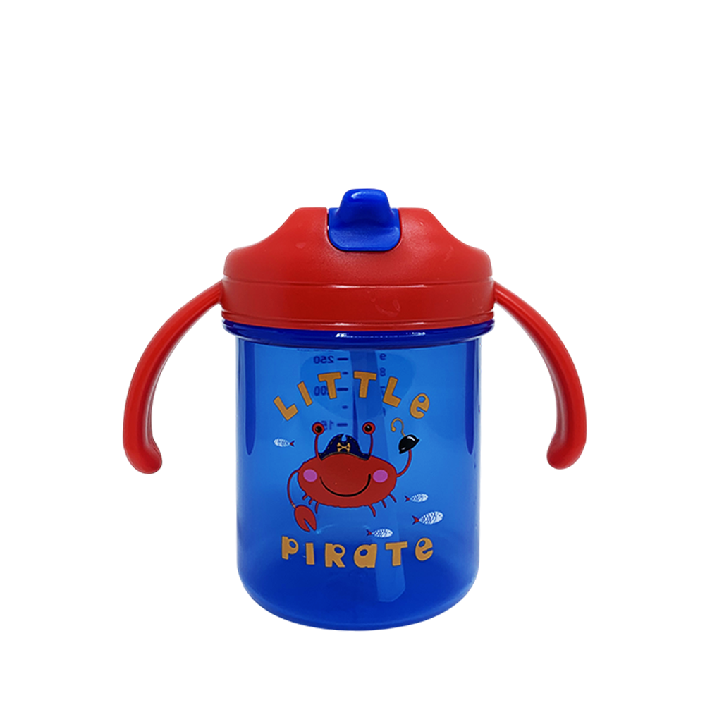 Поильник детский с трубочкой 280 мл Красный (30068239)