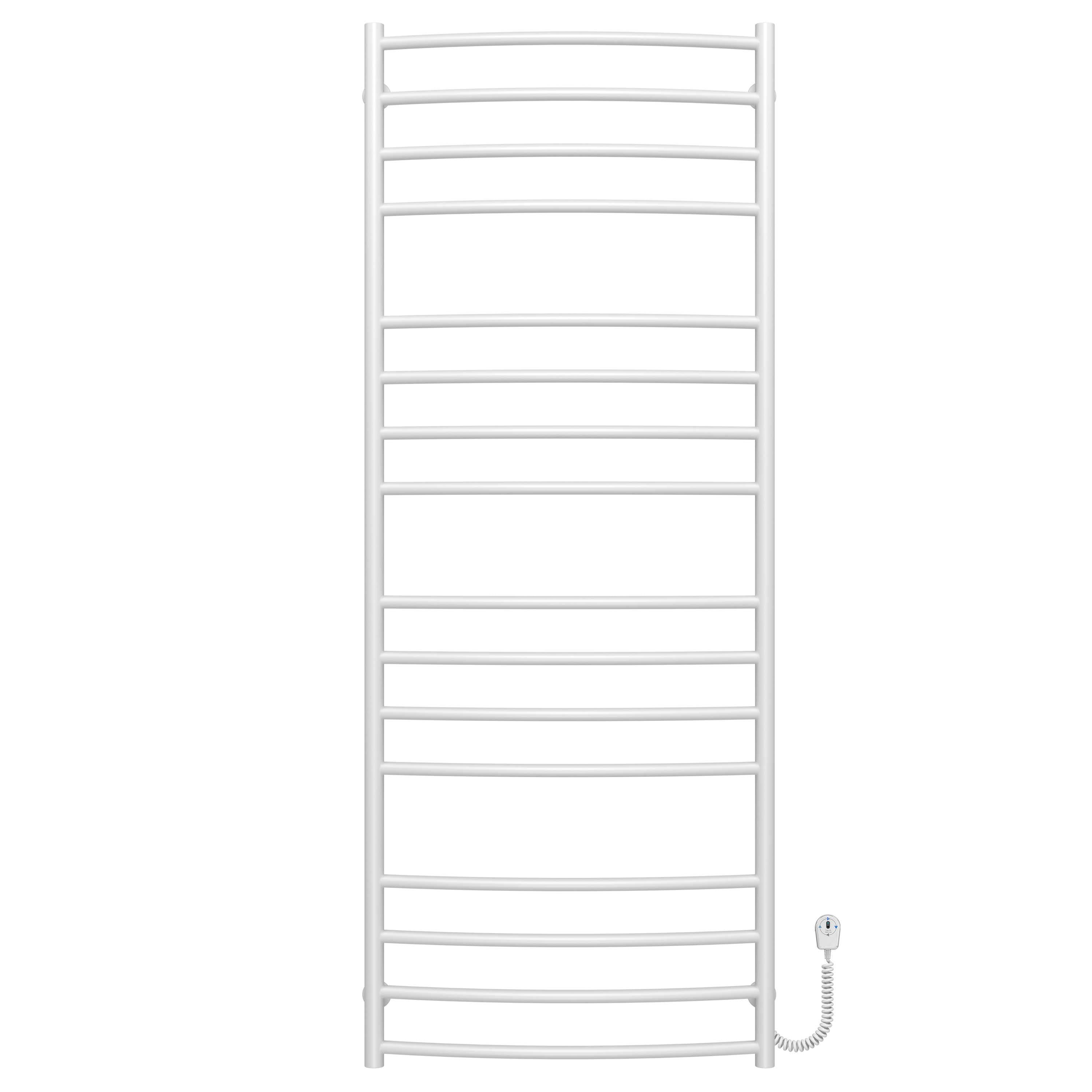 Полотенцесушитель электрический Deffi Классик Элит П16 EF16 правое подключение нержавеющая сталь 600х1600 мм Белый (C.KE.160.60.16.EWR5)