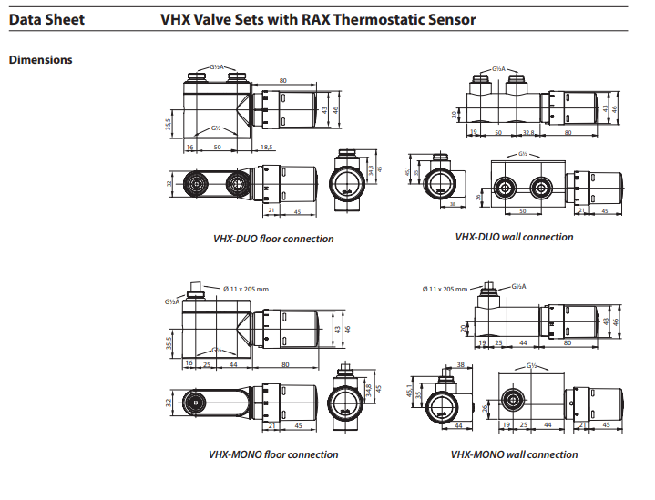 Комплект VHX X-tra Collection VHX-DUO RAX кутовий (013G4281) - фото 3