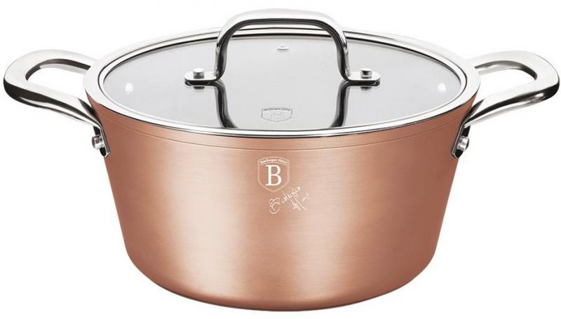 Каструля Berlinger Haus Bronze Titan з титановим покриттям 4,1 л (BH-1689)