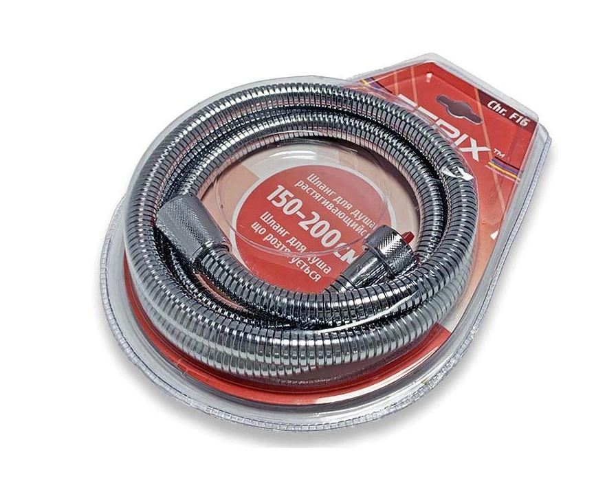 Шланг розтяжний Zerix Chr.F16 150-200 см (ZX4461)