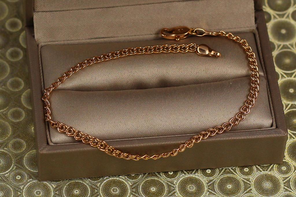 Браслет Xuping Jewelry лав 19,5 см 2,5 мм Золотистый (2405130944)