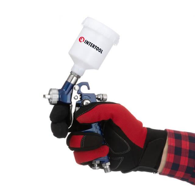Краскопульт пневматический Intertool PT-0122 HVLP MINI форсунка 1,2 мм верхний пластиковый бачок 125 мл 3 бар (1661221243) - фото 2 Краскопульт пневматический Intertool PT-0122 HVLP MINI форсунка 1,2 мм верхний пластиковый бачок 125 мл 3 бар (1661221243) - фото 2