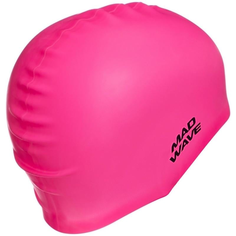 Шапочка для плавання для дорослих MadWave Light BIG M053113 силіконова Рожевий (M053113_Розовый) - фото 5 Шапочка для плавання для дорослих MadWave Light BIG M053113 силіконова Рожевий (M053113_Розовый) - фото 5