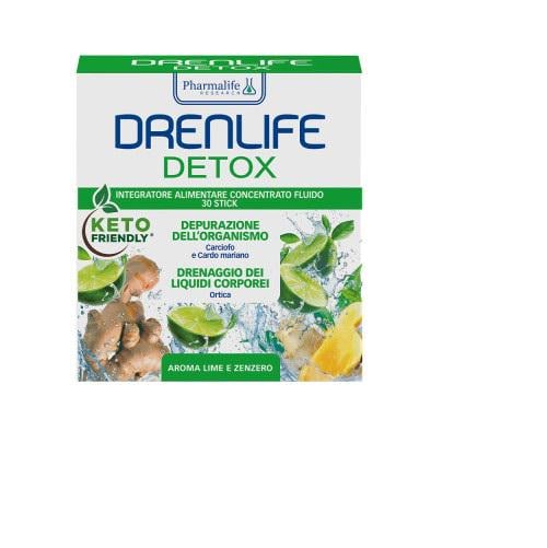 Натуральна добавка харчова для виведення токсинів Drenlife Detox з ароматом лайма та імбиру 30 стіків по 10 мл (214720) - фото 2 Натуральна добавка харчова для виведення токсинів Drenlife Detox з ароматом лайма та імбиру 30 стіків по 10 мл (214720) - фото 2