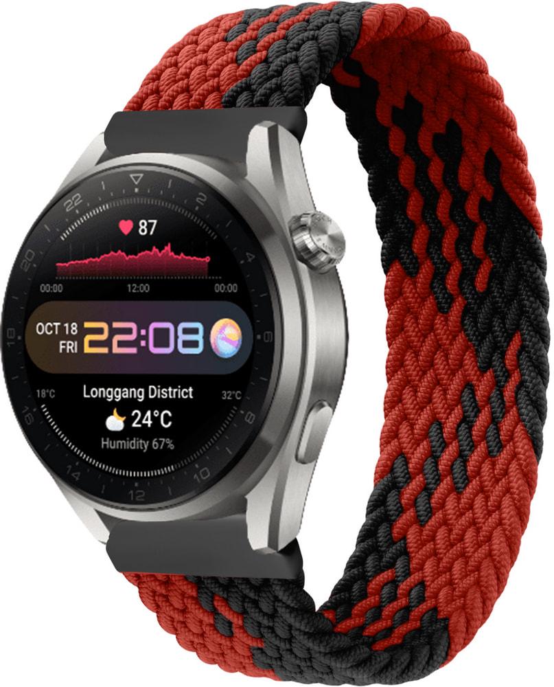 Ремешок Solo Loop Multi для Huawei Watch 3 Pro (135 мм) Black/Red (33741-44)