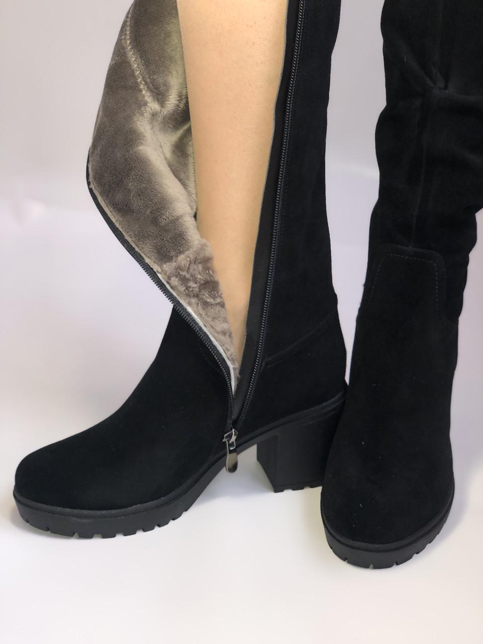 Ботфорти жіночі зимові Molka р. 39 25,0 см Чорний (2357) - фото 10 Ботфорти жіночі зимові Molka р. 39 25,0 см Чорний (2357) - фото 10
