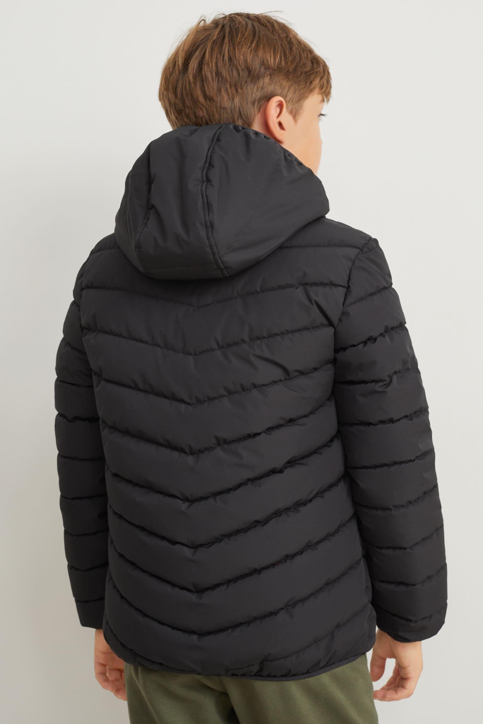 Демісезонна куртка для хлопчика C&A 164 розмір чорна 2200458 - фото 2 Демісезонна куртка для хлопчика C&A 164 розмір чорна 2200458 - фото 2