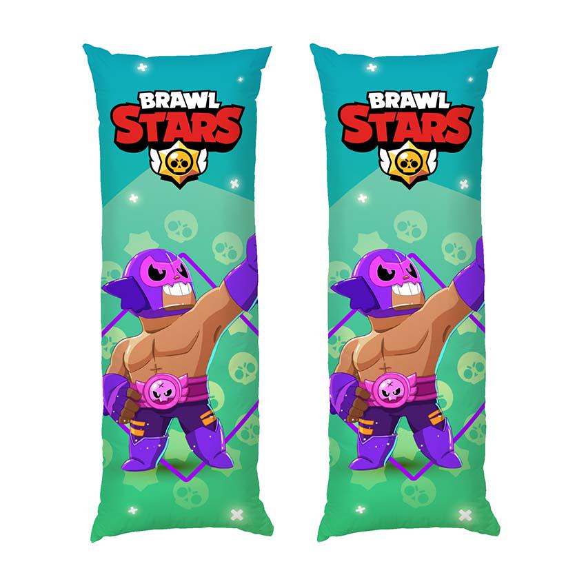Подушка дакимакура Brave El Primo Brawl Stars габардин 150х50 см (112901-3)