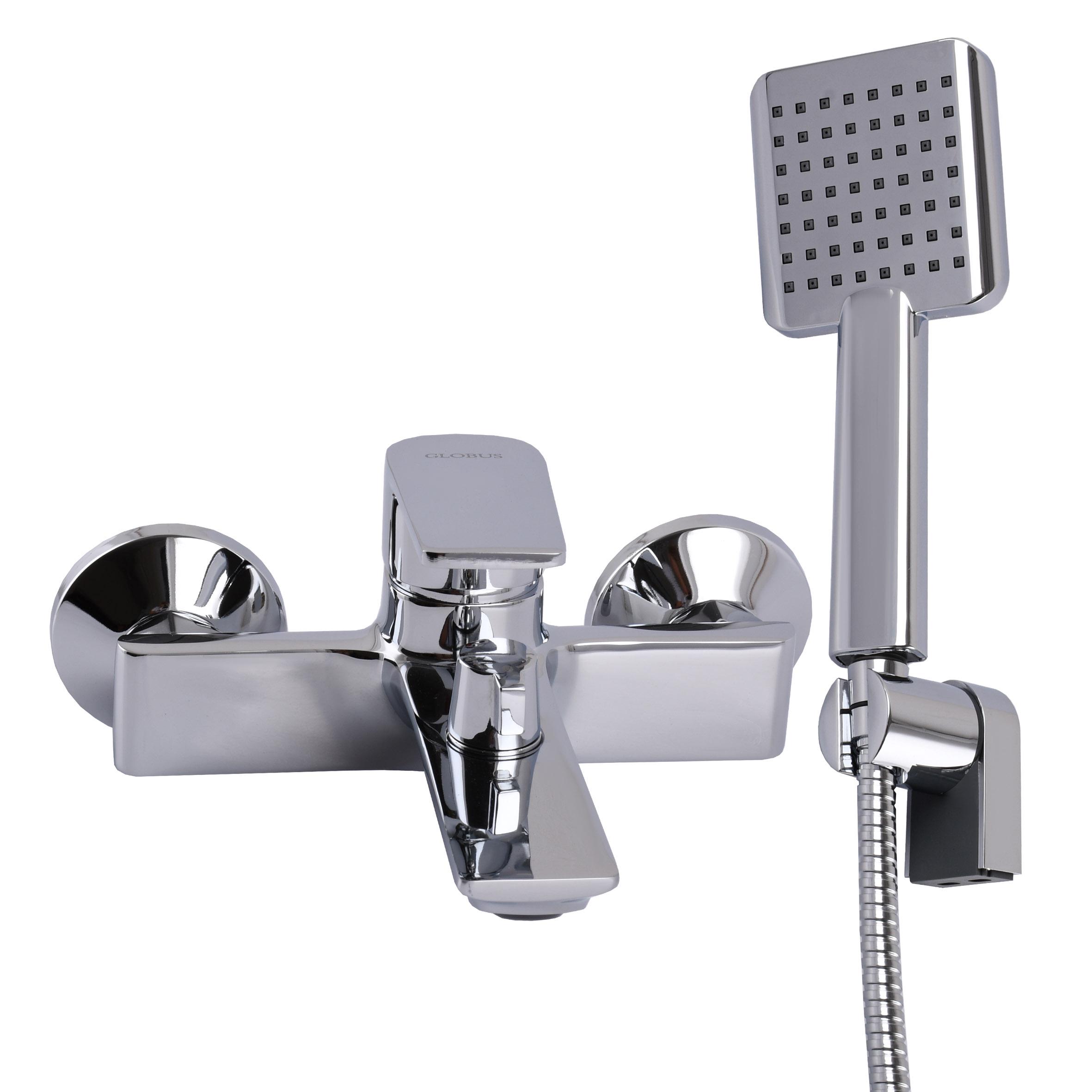 Змішувач для ванної Globus Lux Bonn GLB-0102N 000028493 одноважільний Хром (231731)