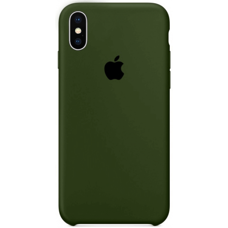 Чохол GoVern Silicone Case для Apple iPhone XS Max Virid (Xaki)