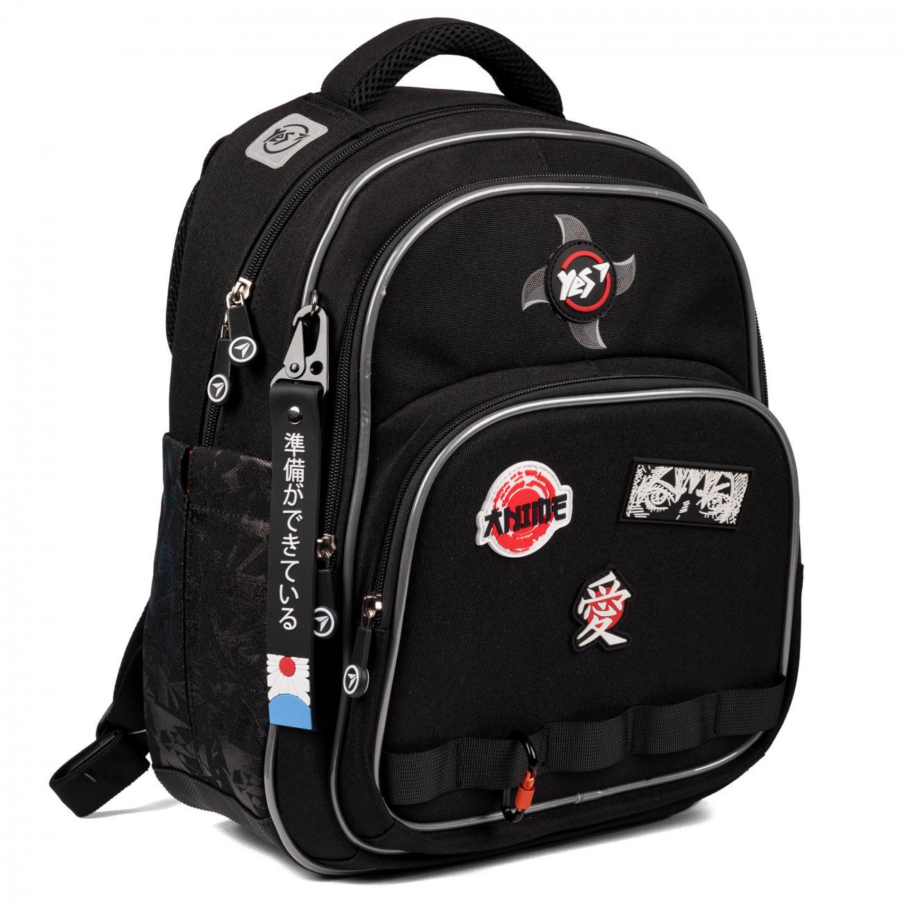 Рюкзак YES Samurai 38x29x13 см 14 л Черный (559588)